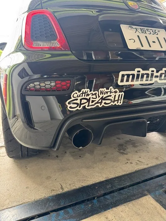 マルミッタヴォラーレ　アバルト用左出しマフラー！