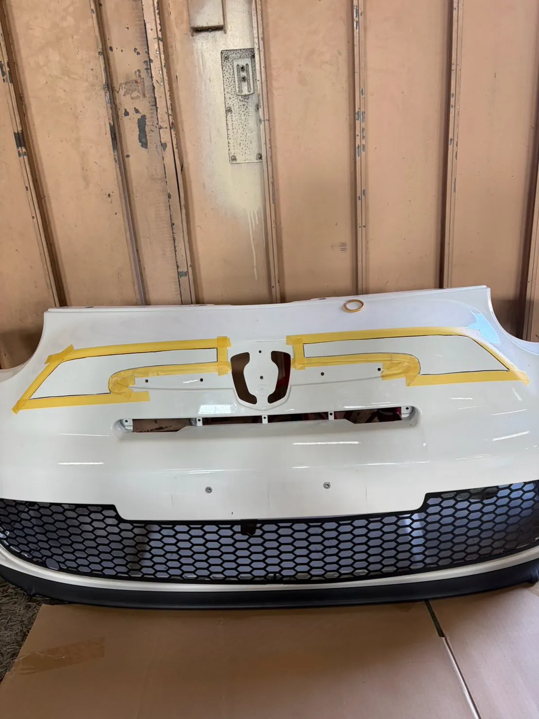 アバルト595アセット用グリルに交換！