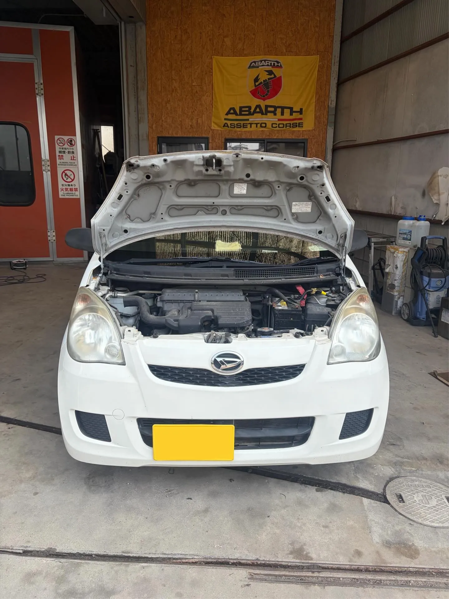 ミラ　ラジエーター、サーモスタット、ラジエーターキャップ交換...