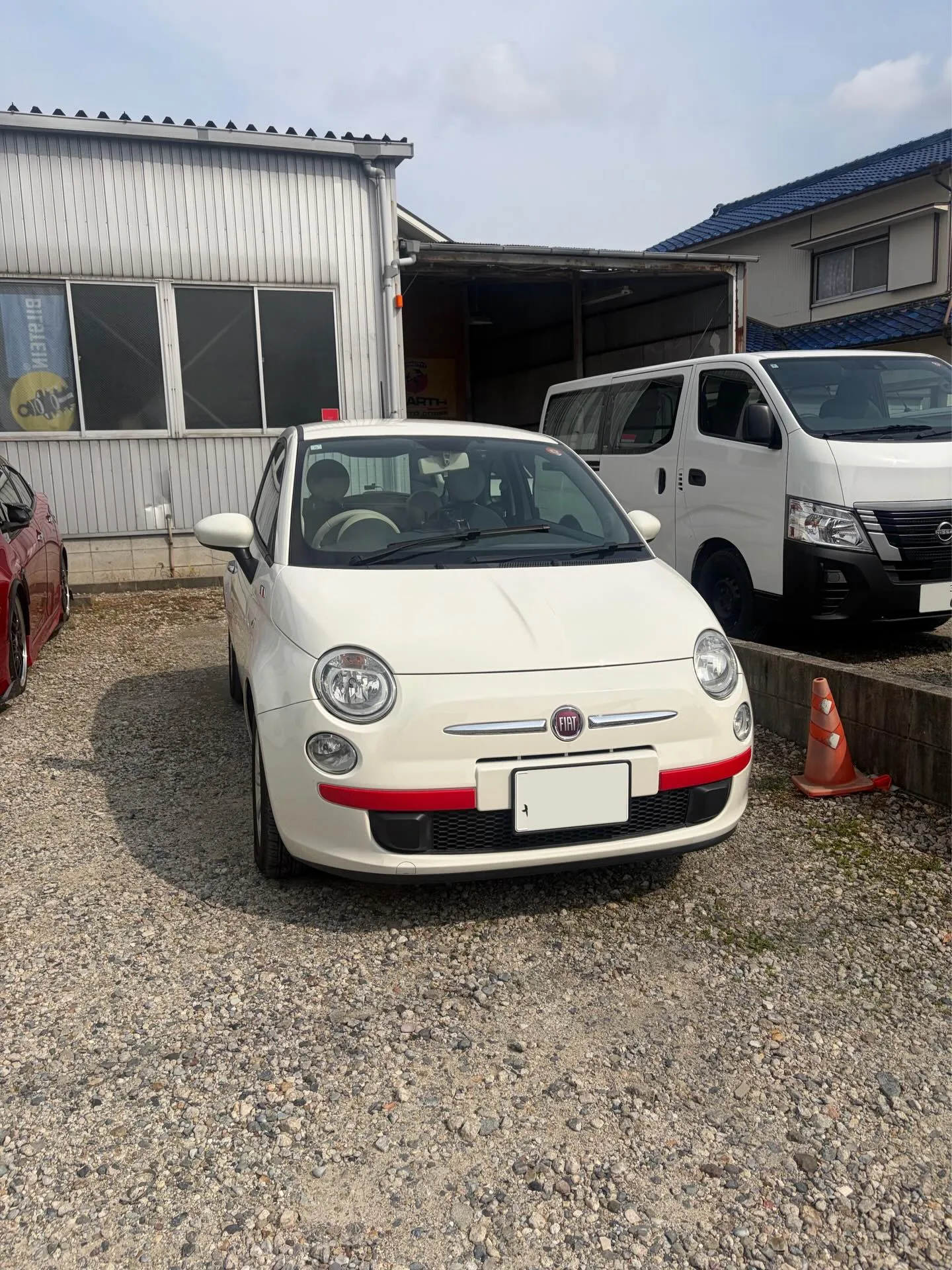 フィアット500車検でご入庫！！