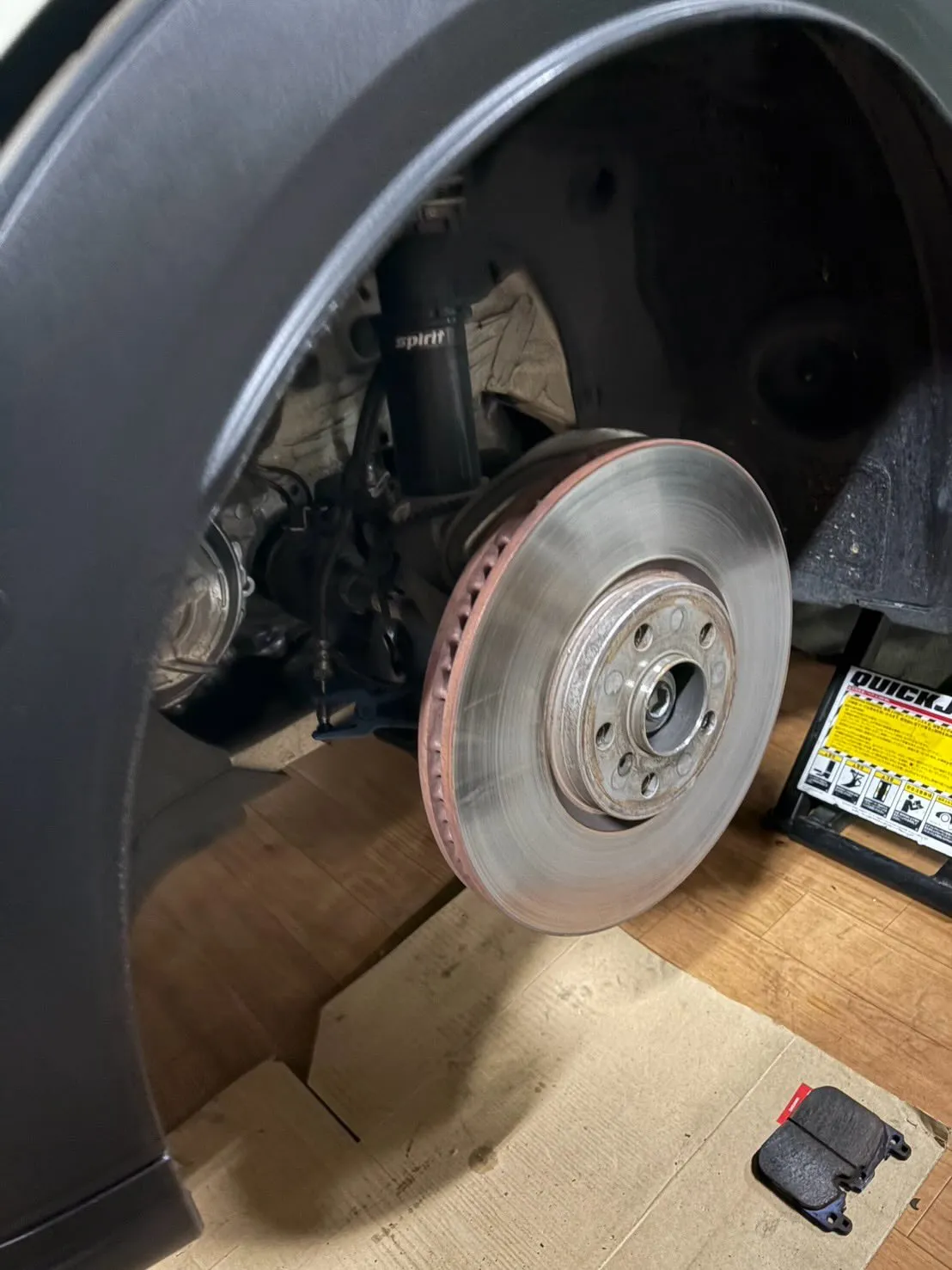 BMWミニJCWのブレンボキャリパーOH