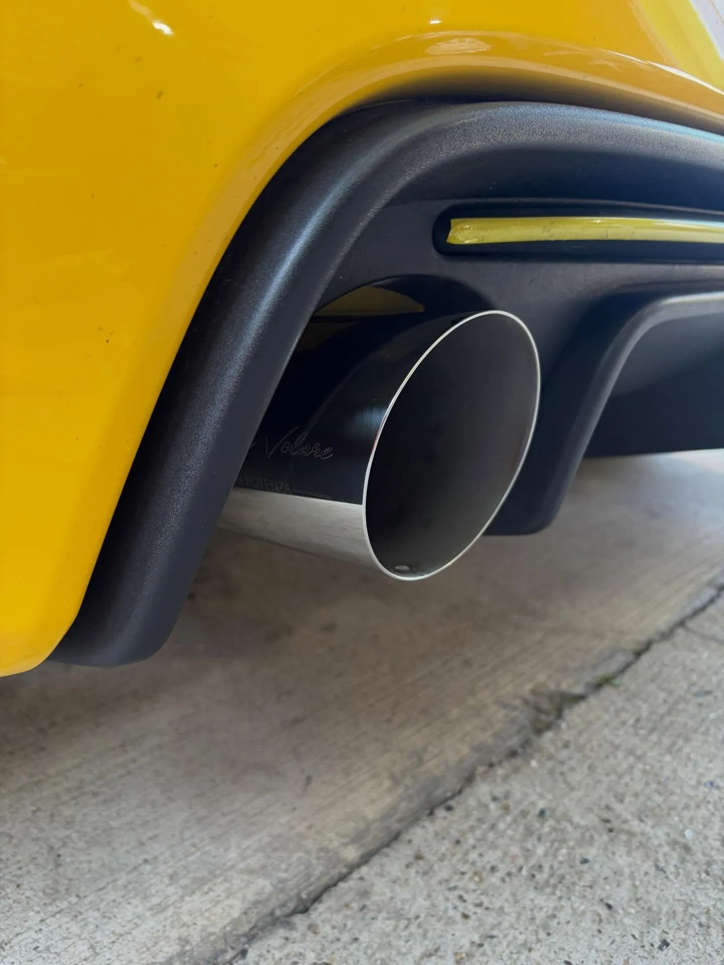 【中古品】マルミッタヴォラーレ　アバルト用左出しマフラー