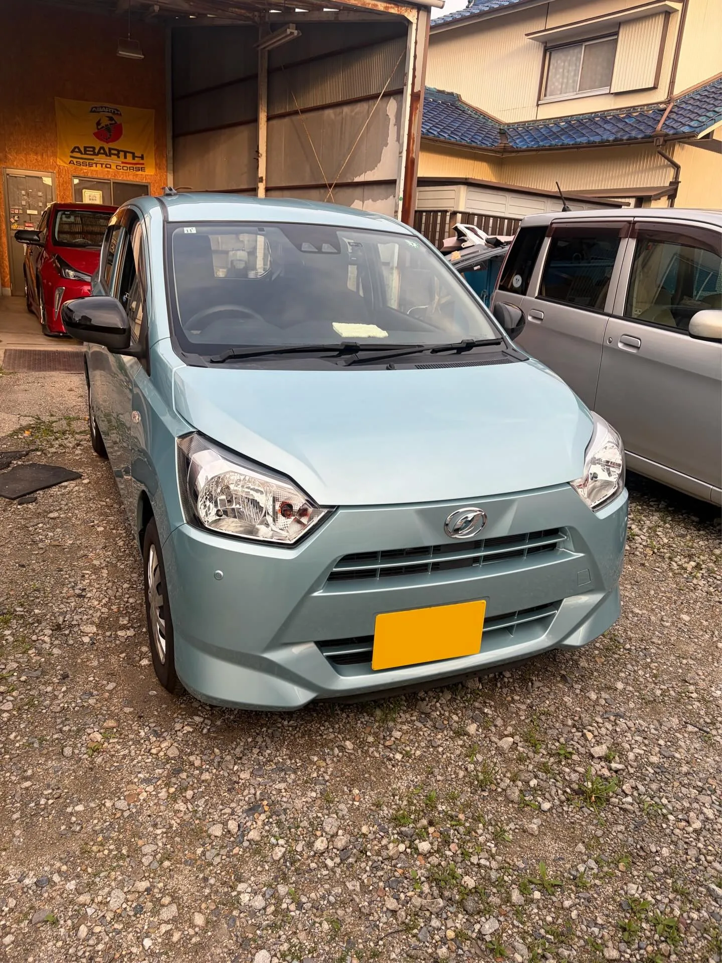 ミライース　自損事故にてご入庫！！