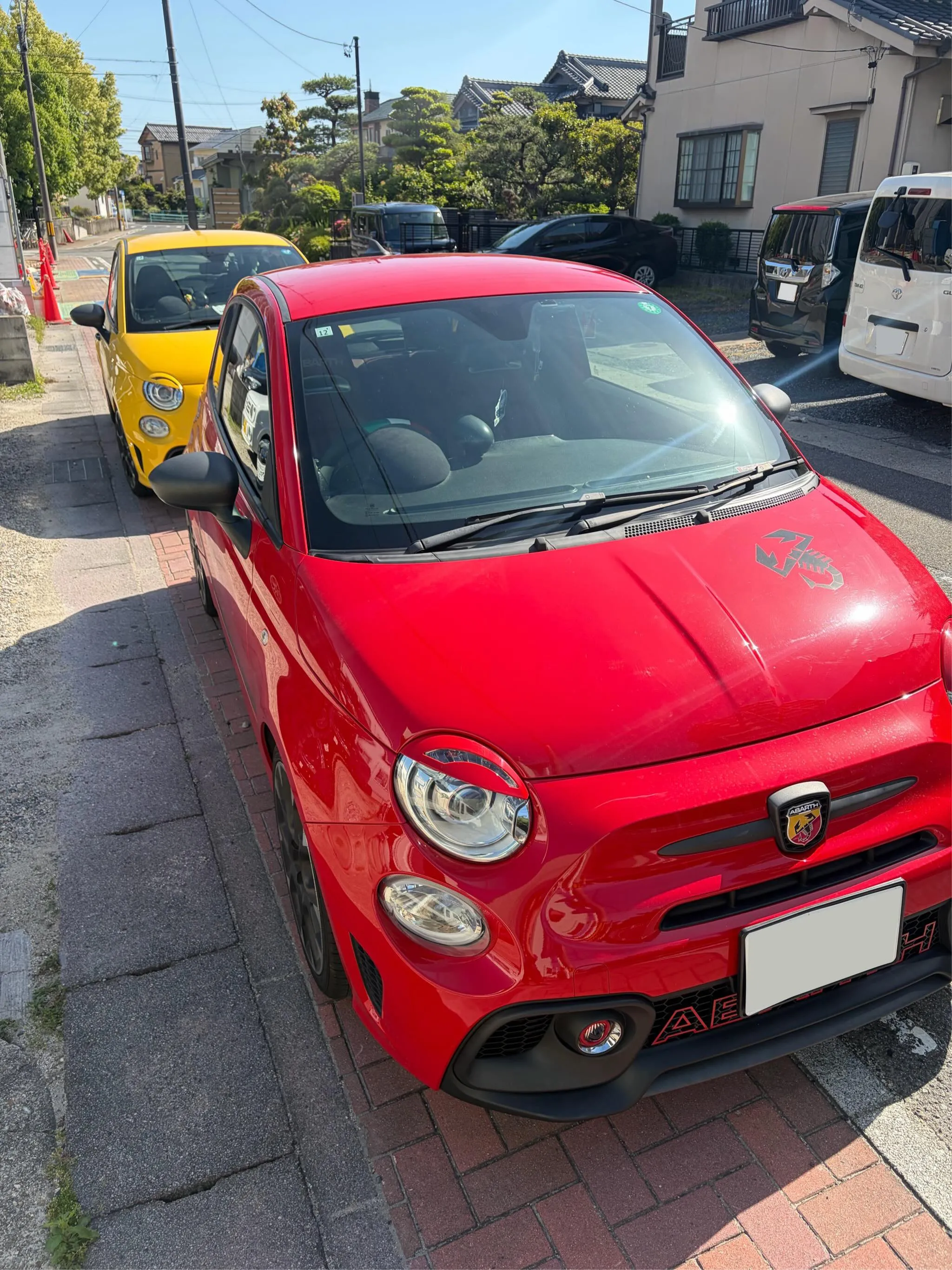 アバルト親子　飛び込みご来店ありがとうございました😊