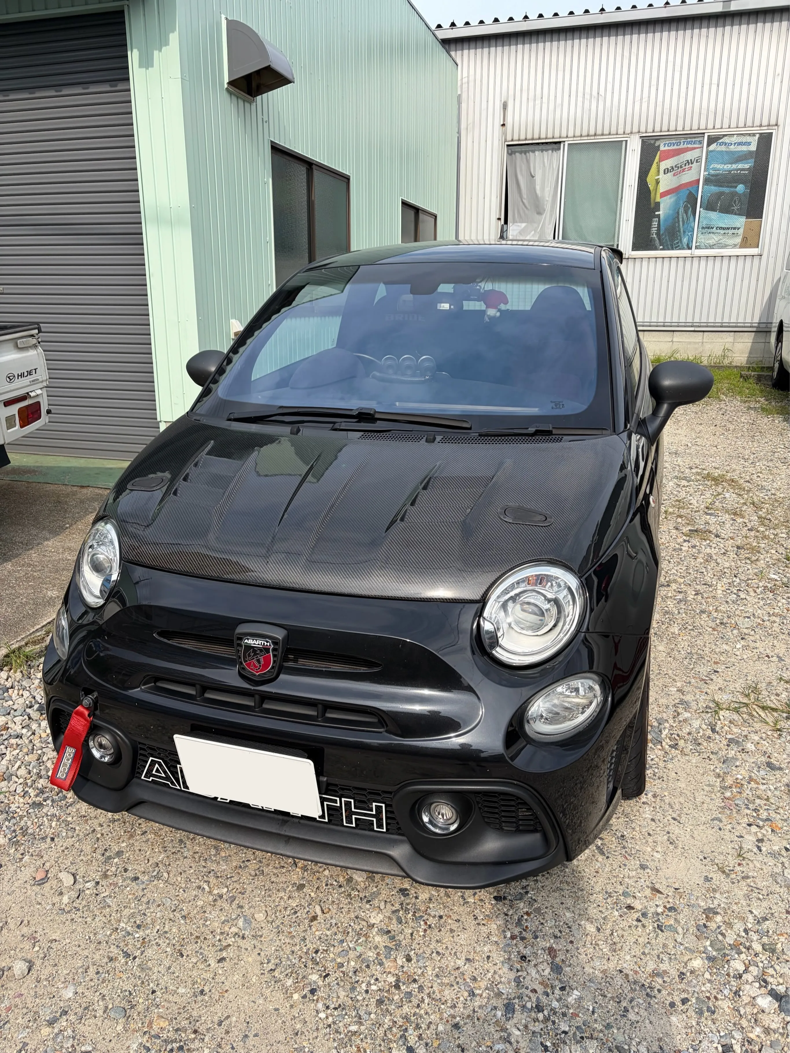 ABARTH595 車検でご入庫！！