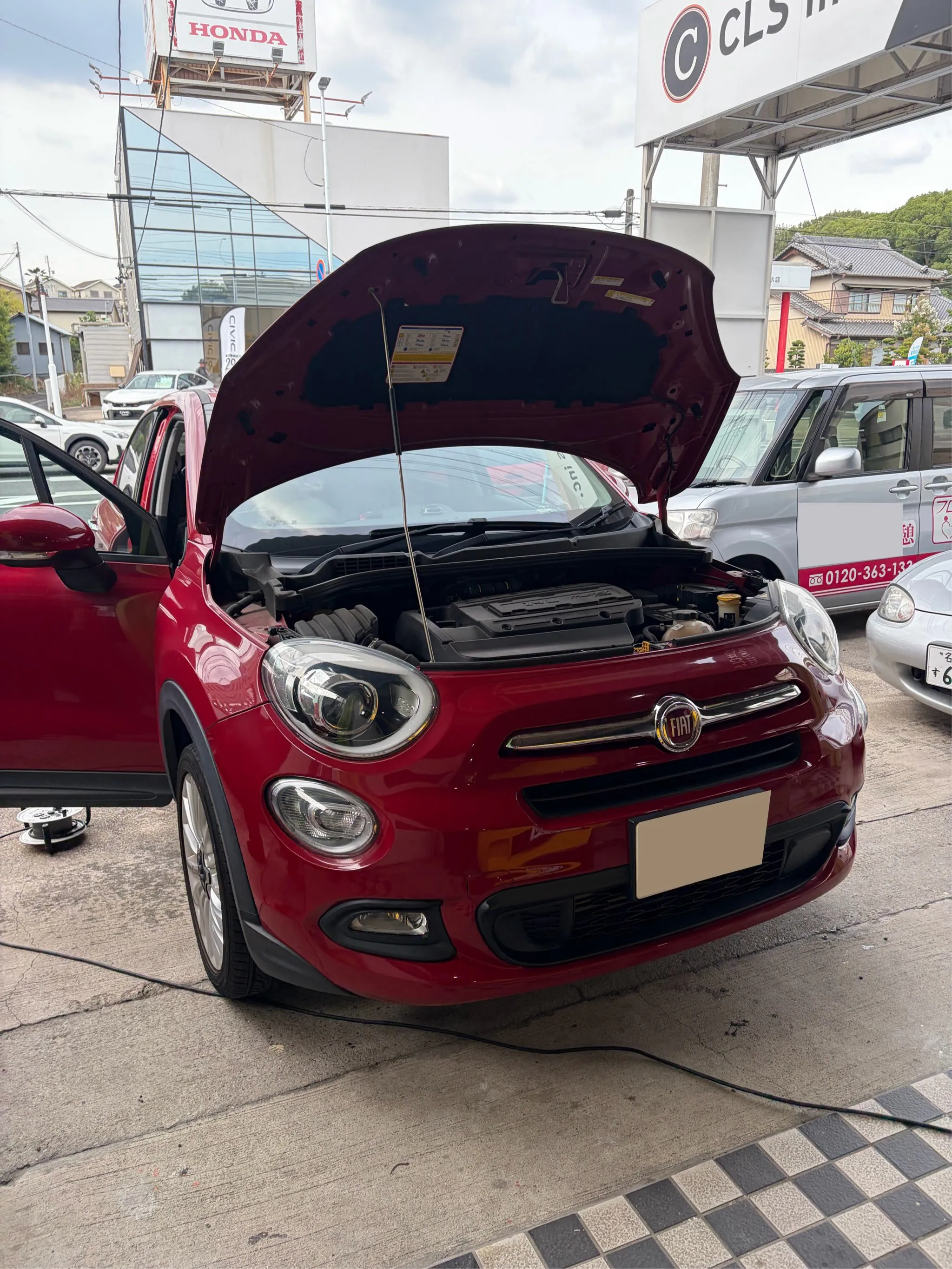FIAT500X ミッション不調でご入庫🤔