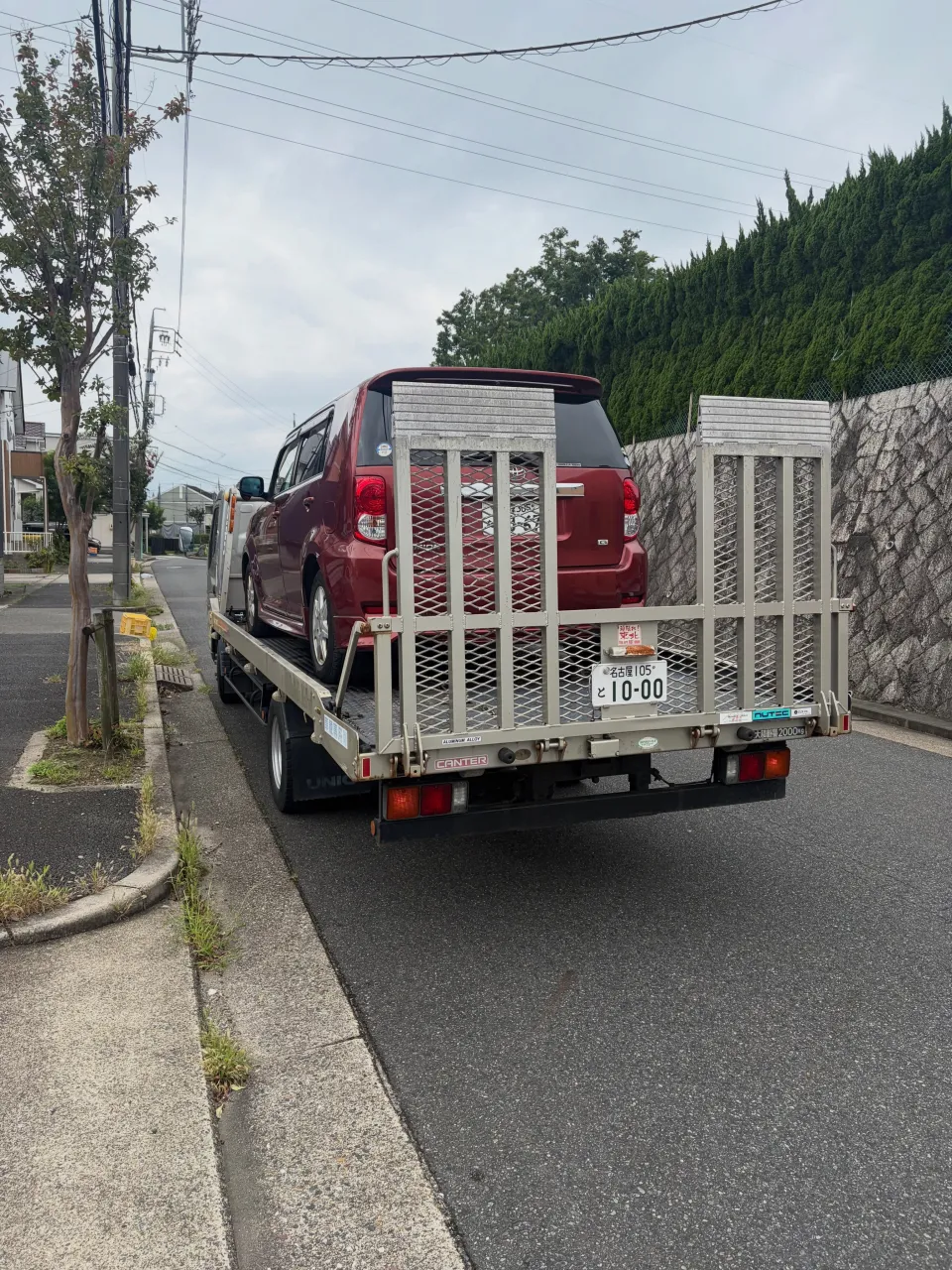 カローラルミオン　オーバーヒートでご入庫！