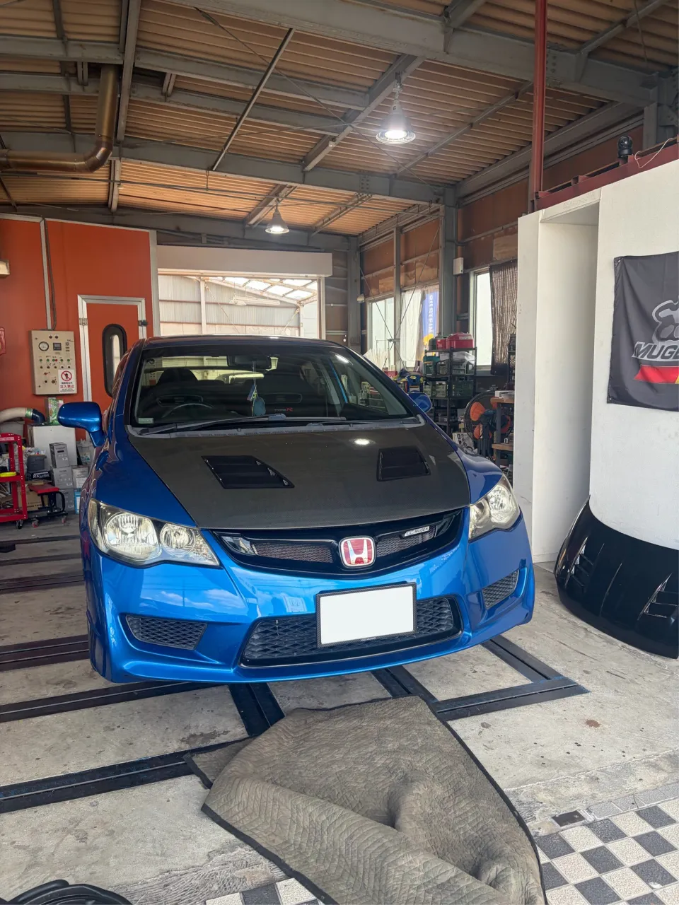 FD2シビック　エンジンオイル、エレメント交換！